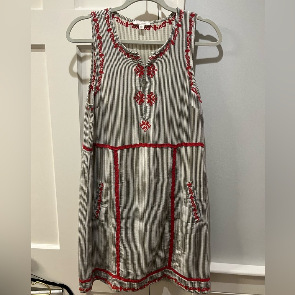 Ella Moss Sleeveless Mini Shift Dress white. Used condition. Size S
